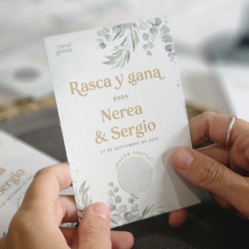 Rasca y gana para invitados