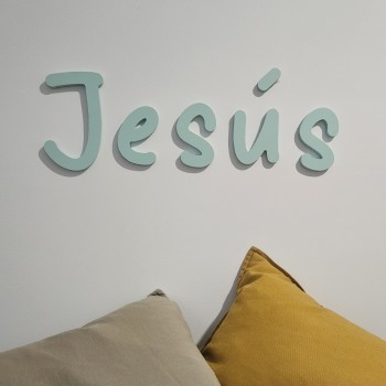 Nombre madera pared